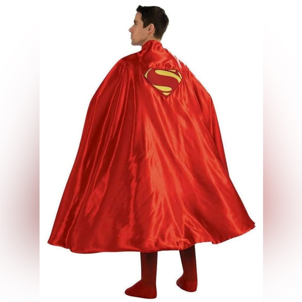 Adult Superman logo deluxe cape